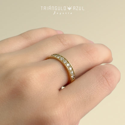 Churumbela de Diamantes con 0.39 CTS Total en Oro Amarillo de 14K