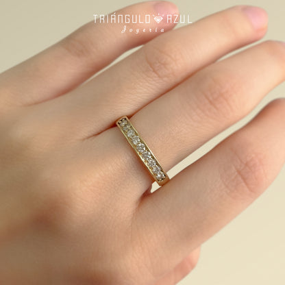 Churumbela de Diamantes con 0.39 CTS Total en Oro Amarillo de 14K