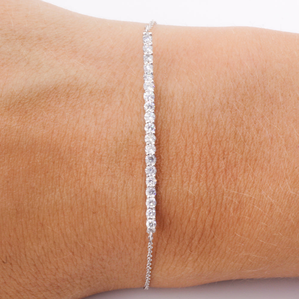 Pulsera barrita de Diamantes