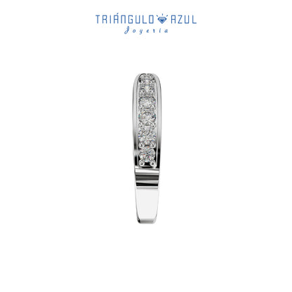 Churumbela Fit de Diamantes con 0.34 CTS en Oro Blanco de 14K