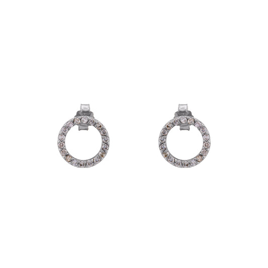 Aretes Aureola de Diamantes