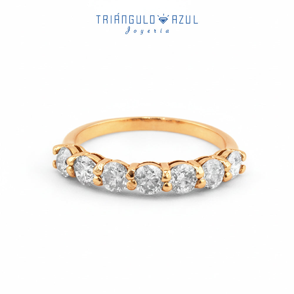 Churumbela Andrea de Diamantes con 0.95 CTS Total en Oro Amarillo de 14K