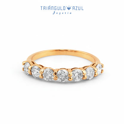 Churumbela Andrea de Diamantes con 0.95 CTS Total en Oro Amarillo de 14K