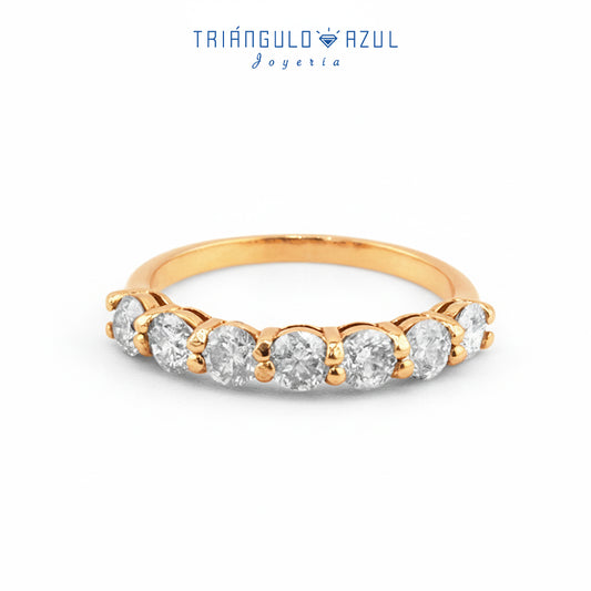 Churumbela Andrea de Diamantes con 0.95 CTS Total en Oro Amarillo de 14K