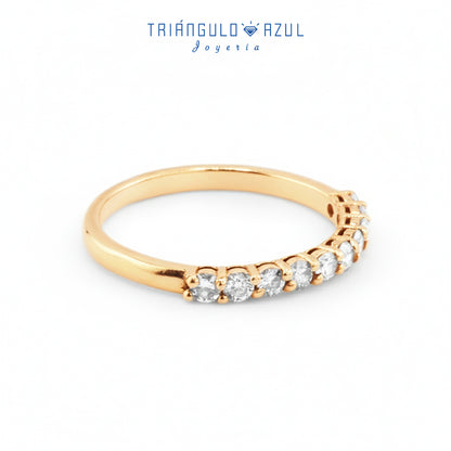 Churumbela Andrea de Diamantes con 0.37 CTS Total en Oro Amarillo de 14K