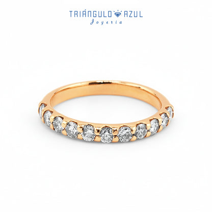 Churumbela Indu de Diamantes con 0.71 CTS Total en Oro Amarillo de 14K