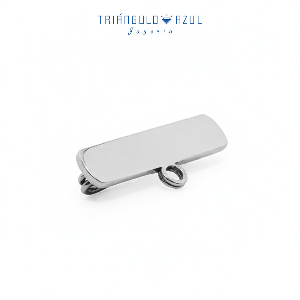 Prendedor en Oro Blanco de 14K