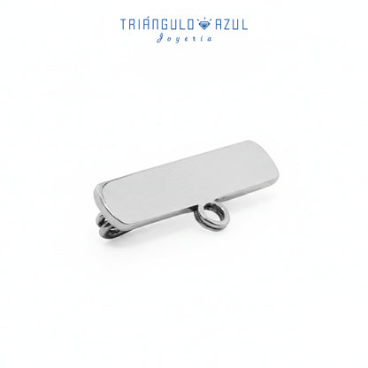 Prendedor en Oro Blanco de 14K