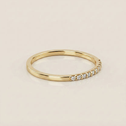 Churumbela con Diamantes en Oro Amarillo de 14K