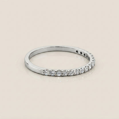 Churumbela Indu con Diamantes en Oro Blanco de 14K