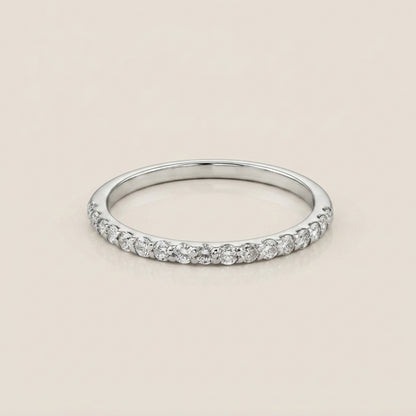 Churumbela Indu con Diamantes en Oro Blanco de 14K