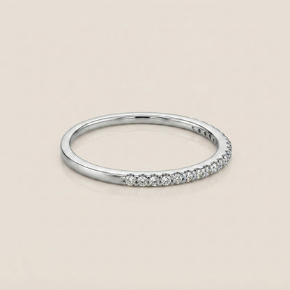 Churumbela Indu con Diamantes en Oro Blanco de 14K