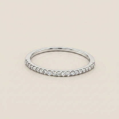 Churumbela Indu con Diamantes en Oro Blanco de 14K