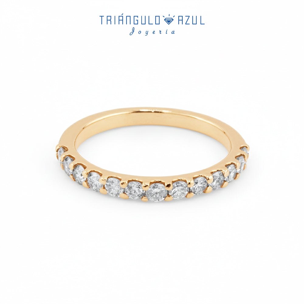 Churumbela Andrea de Diamantes de 0.51 CTS Total en Oro Amarillo de 14K