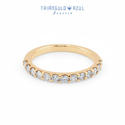 Churumbela Andrea de Diamantes de 0.51 CTS Total en Oro Amarillo de 14K