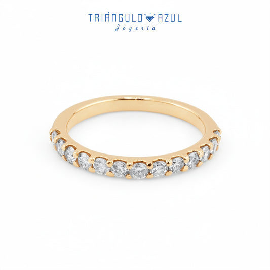 Churumbela Andrea de Diamantes de 0.51 CTS Total en Oro Amarillo de 14K