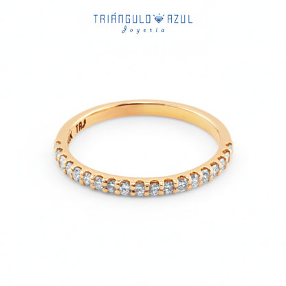 Churumbela Indu de Diamantes con 0.35 CTS Total en Oro Amarillo de 14K