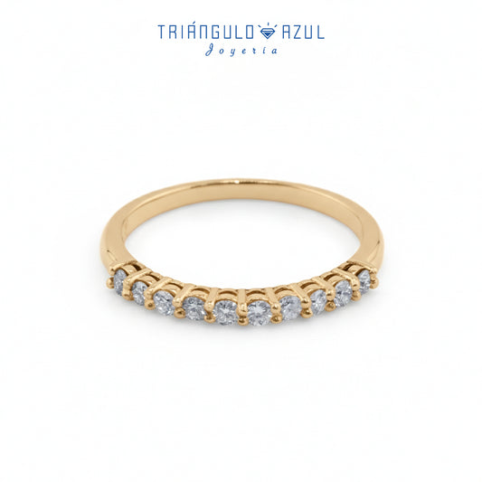 Churumbela Andrea de Diamantes con 0.45 CTS Total en Oro Amarillo de 14K