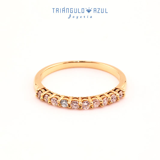 Churumbela Andrea de Diamantes con 0.45 CTS Total en Oro Amarillo de 14K