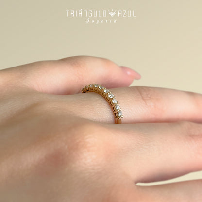 Churumbela Andrea de Diamantes con 0.45 CTS Total en Oro Amarillo de 14K