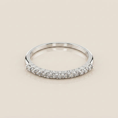 Churumbela Andrea de Diamantes en Oro Blanco de 14K