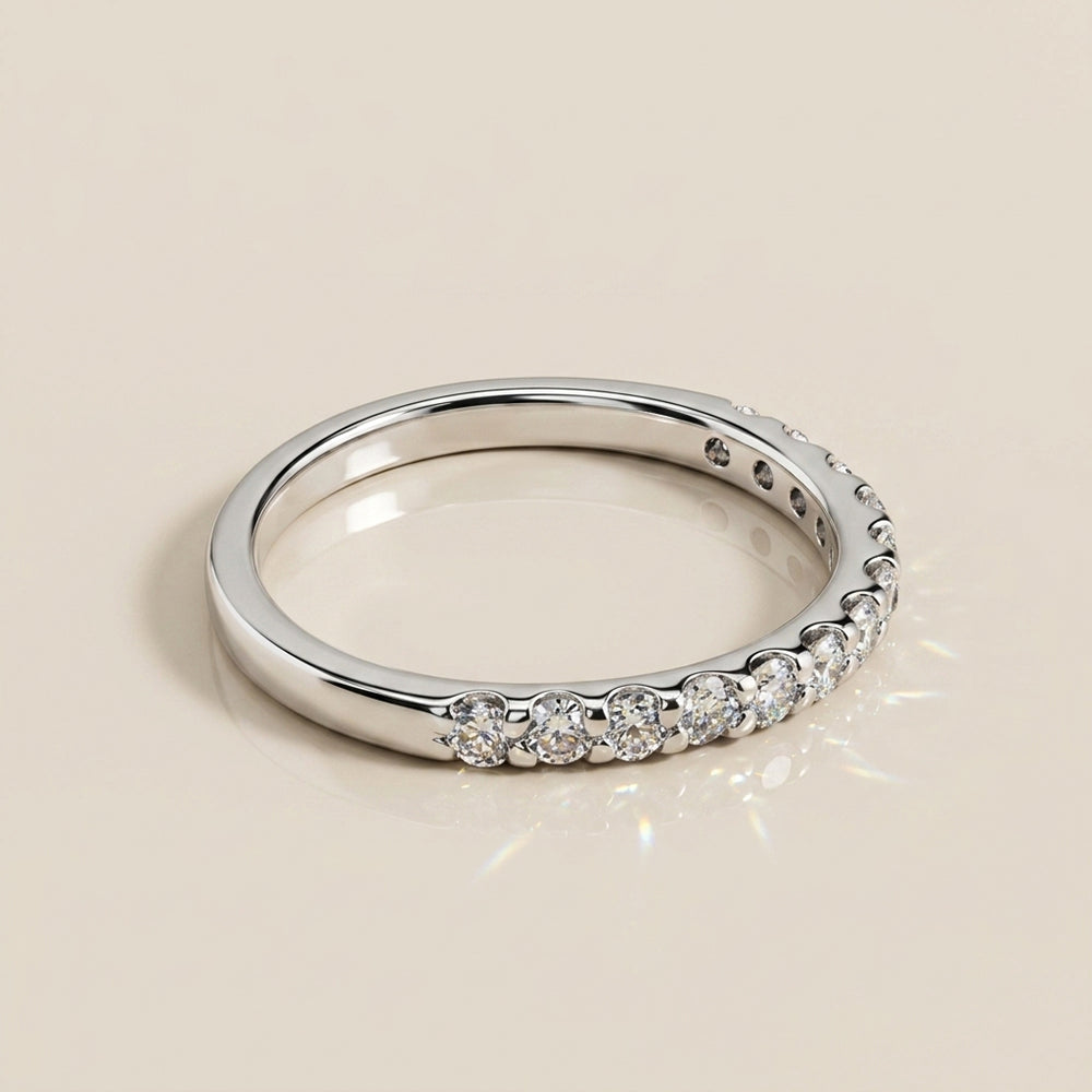 Churumbela Indu de Diamantes en Oro Blanco de 14K