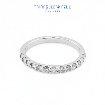Churumbela Indu de Diamantes con 0.55 CTS Total en Oro Blanco de 14K