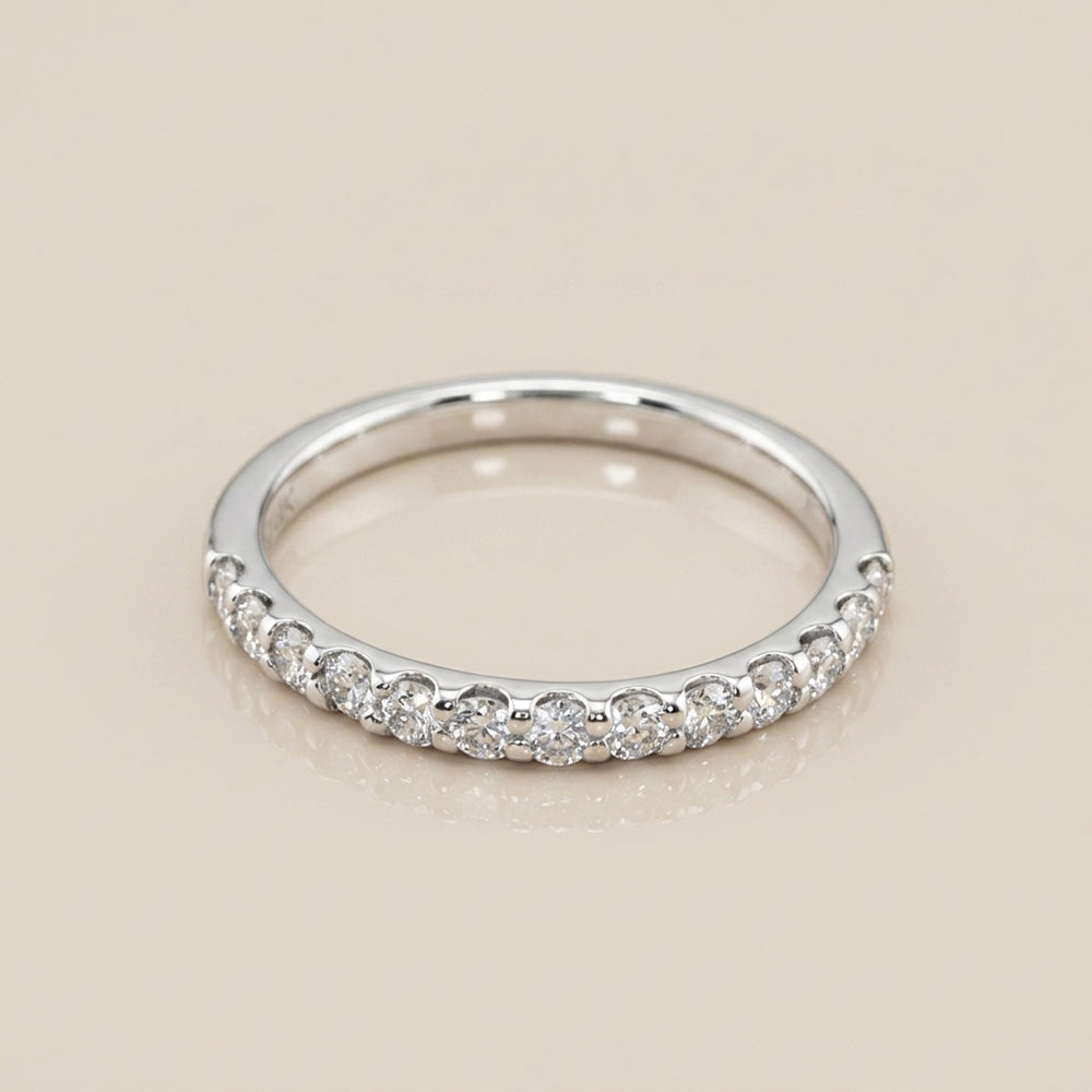Churumbela Indu de Diamantes en Oro Blanco de 14K