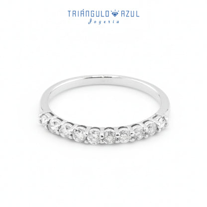 Churumbela Andrea de Diamantes con 0.45 CTS Total en Oro Blanco de 14K