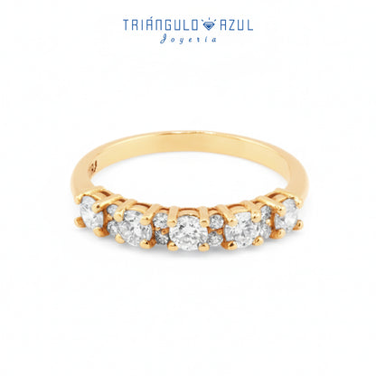 Churumbela Isabel de Diamantes con 0.62 CTS Total en Oro Amarillo de 14K