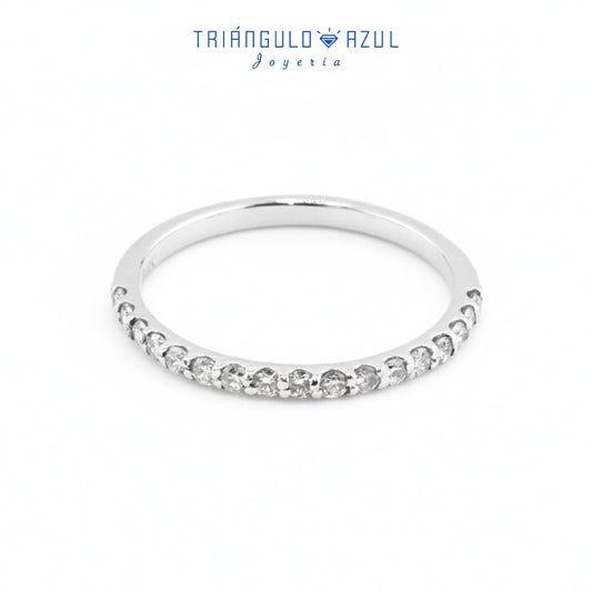 Churumbela Indu de Diamantes con 0.30 CTS Total en Oro Blanco de 14K