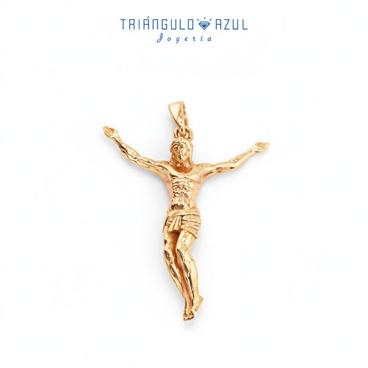 Dije Cristo Olímpico en Oro Amarillo de 18K