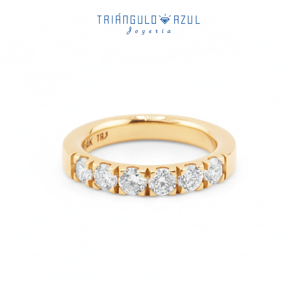 Churumbela Indu de Diamantes con 0.90 CTS Total en Oro Amarillo de 14K