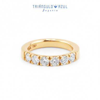 Churumbela Indu de Diamantes con 0.90 CTS Total en Oro Amarillo de 14K