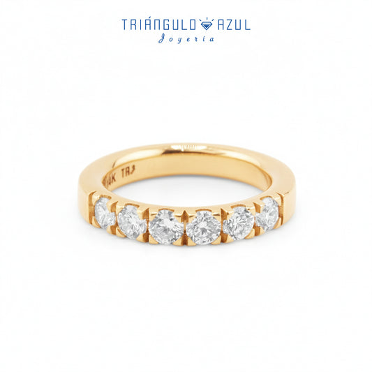 Churumbela Indu de Diamantes con 0.90 CTS Total en Oro Amarillo de 14K