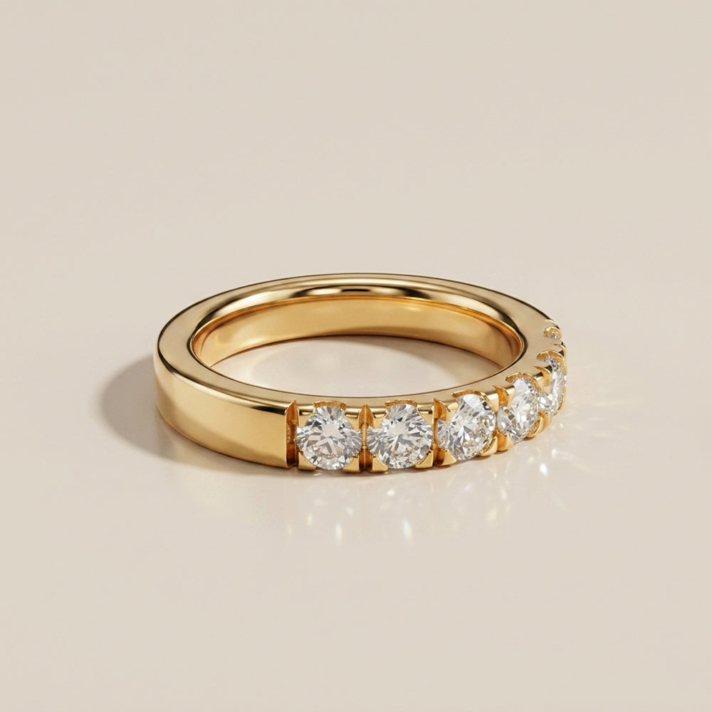Churumbela Indu de Diamantes en Oro Amarillo de 14K
