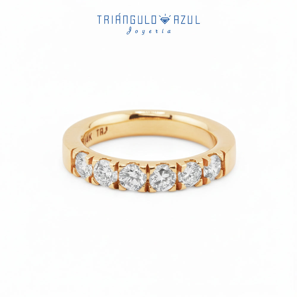 Churumbela Indu de Diamantes con 0.90 CTS Total en Oro Amarillo de 14K