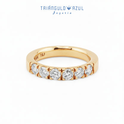 Churumbela Indu de Diamantes con 0.90 CTS Total en Oro Amarillo de 14K