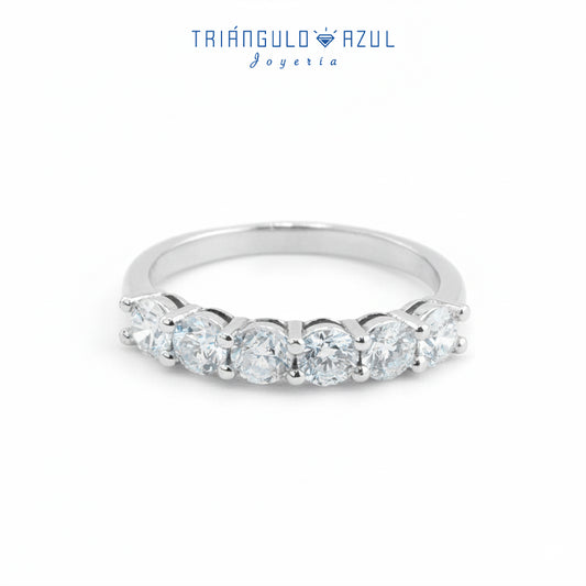 Churumbela Andrea de Diamantes con 1.12 CTS Total en Oro Blanco de 14K