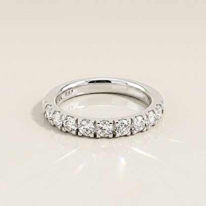 Churumbela Split Prong en Oro Blanco de 14K