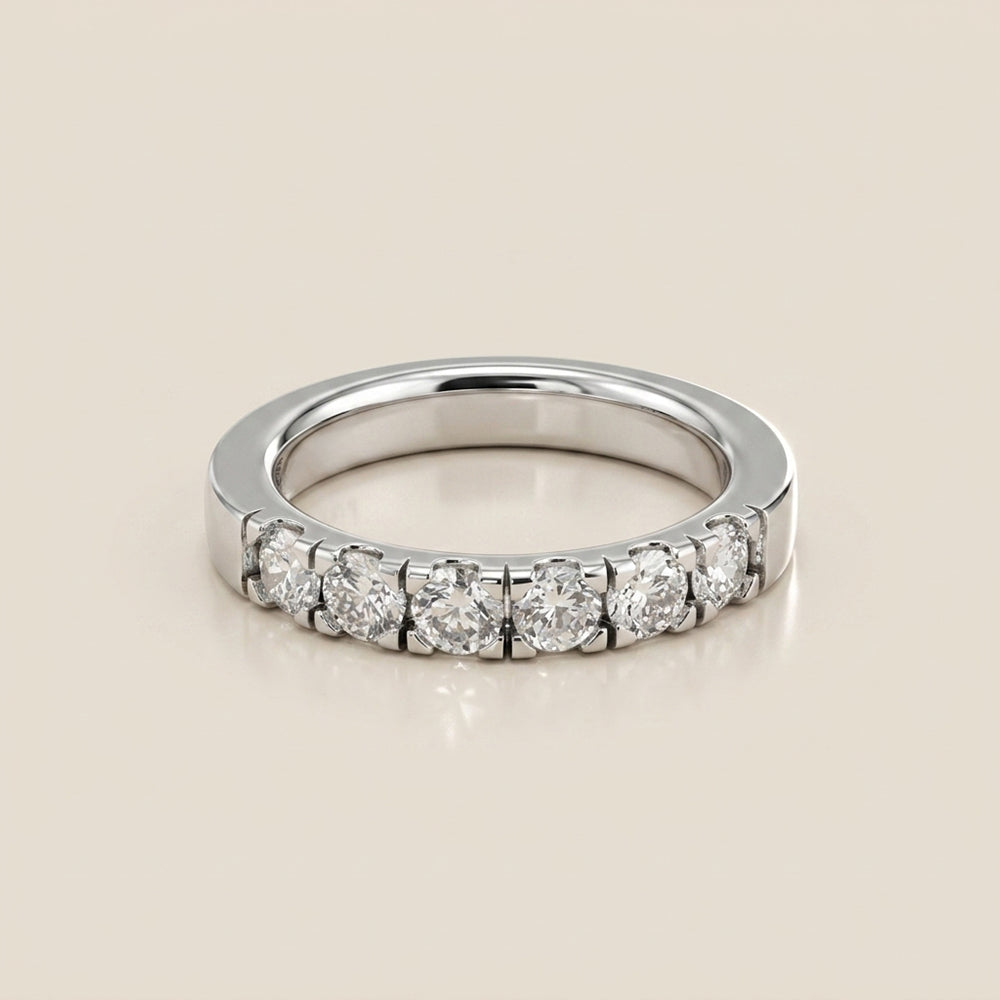 Churumbela Indu de Diamantes en Oro Blanco de 14K