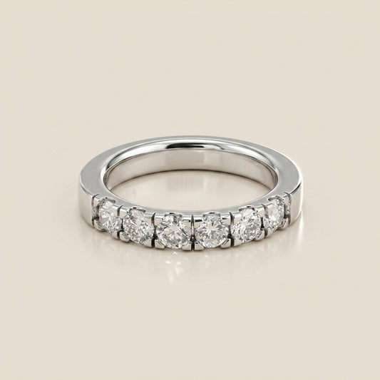 Churumbela Indu de Diamantes en Oro Blanco de 14K