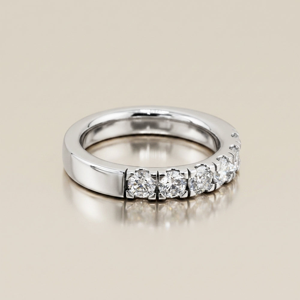 Churumbela Indu de Diamantes en Oro Blanco de 14K