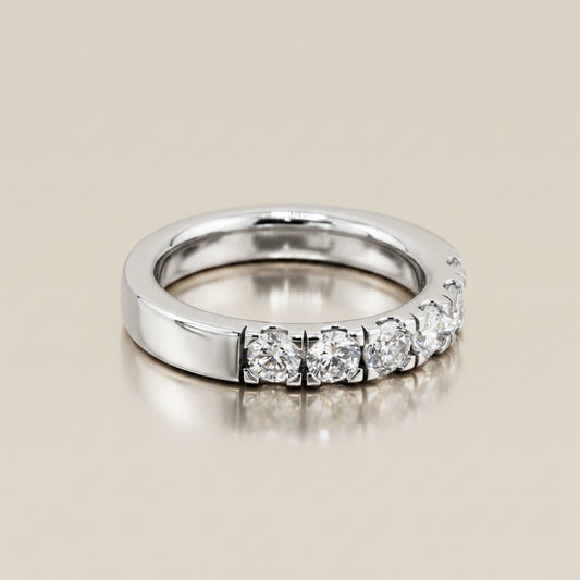Churumbela Indu de Diamantes en Oro Blanco de 14K