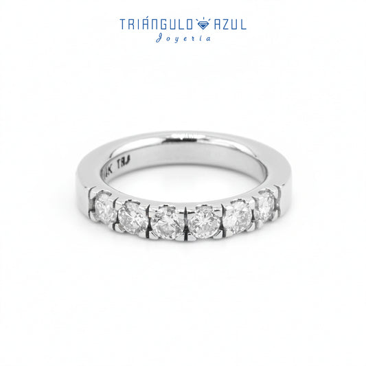 Churumbela Indu de Diamantes con 0.84 CTS Total en Oro Blanco de 14K