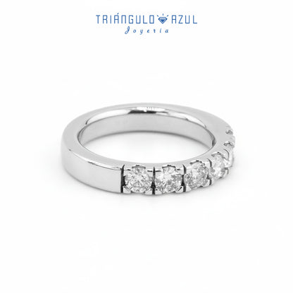 Churumbela Indu de Diamantes con 0.84 CTS Total en Oro Blanco de 14K