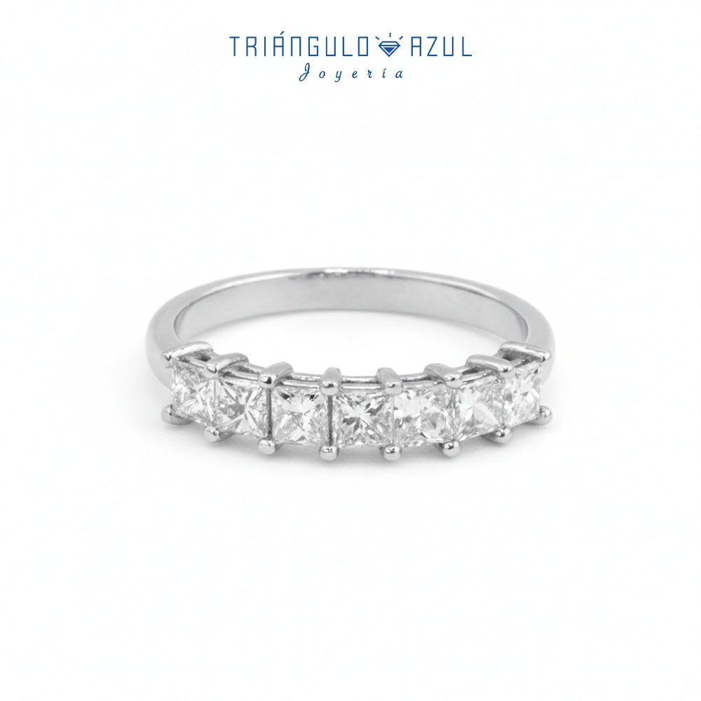 Churumbela de Diamantes con 0.85 CTS Total en Oro Blanco de 14K