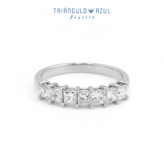 Churumbela de Diamantes con 0.85 CTS Total en Oro Blanco de 14K