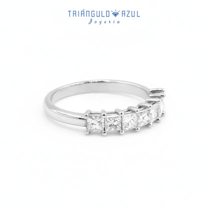 Churumbela de Diamantes con 0.85 CTS Total en Oro Blanco de 14K