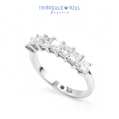 Churumbela de Diamantes con 0.85 CTS Total en Oro Blanco de 14K